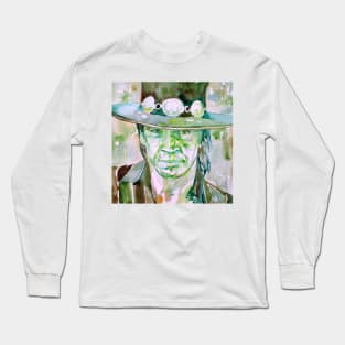 STEVIE RAY VAUGHAN- watercolor portrait .1 Long Sleeve T-Shirt